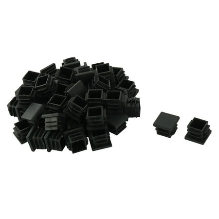 10x lamelles bouchon 20x20 noir extrémités Capuchon en plastique carrée
